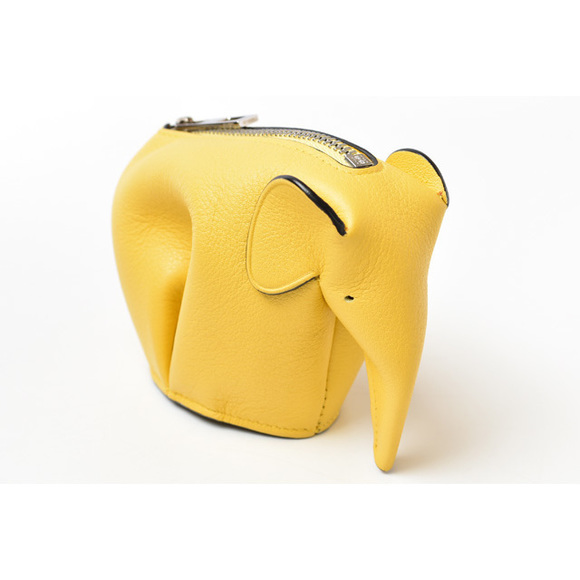 Loewe Coin Case Elephant Charm Yellow - Picture 3 of 8